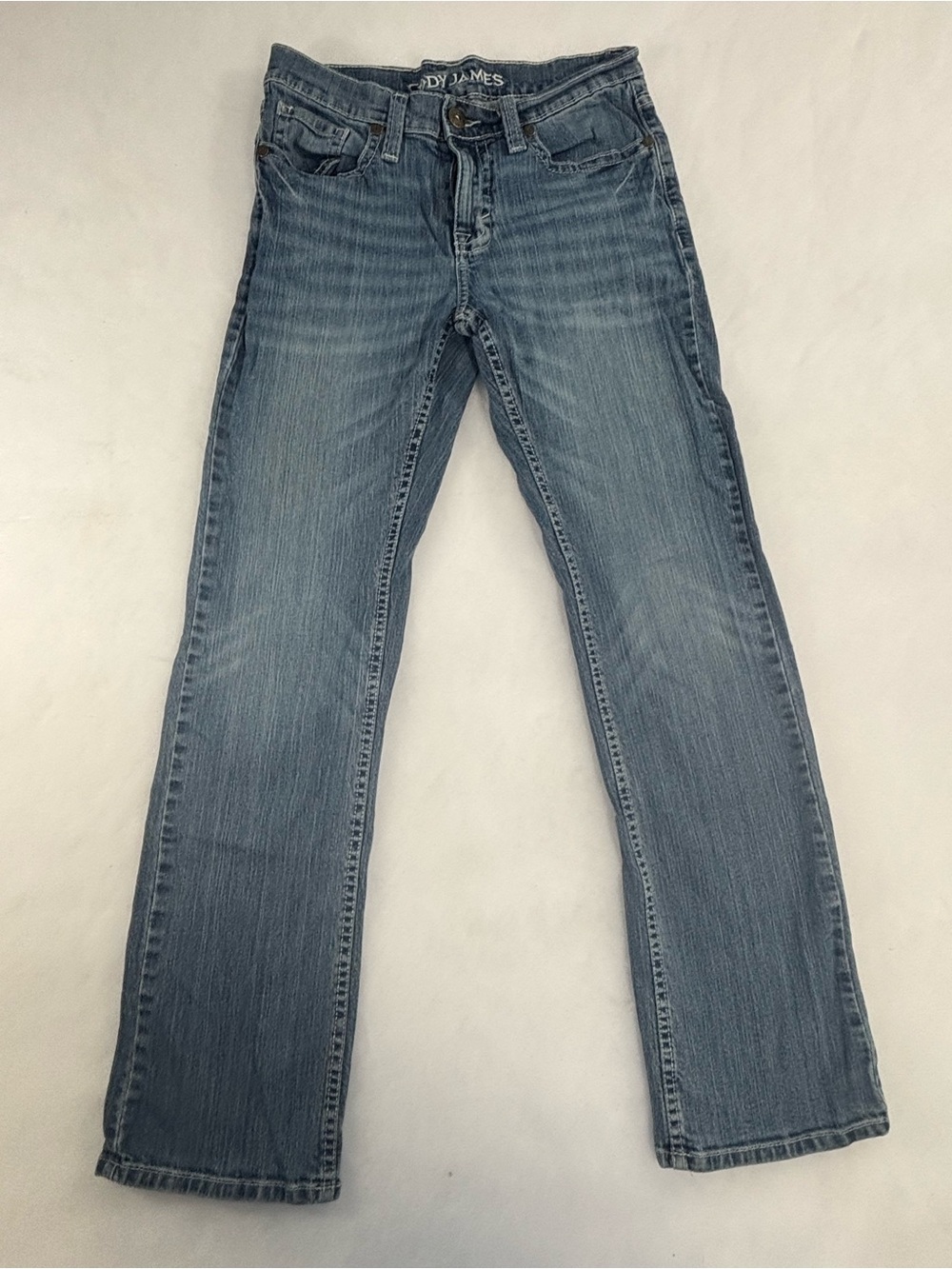 Cody James Men's Straight-Leg Jeans in Light Blue Wash
